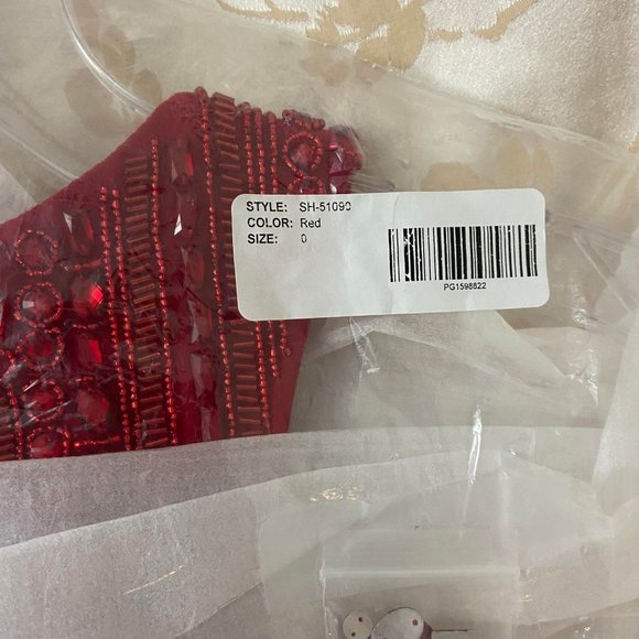 Sherri Hill Red Dress - Picture 6 of 10